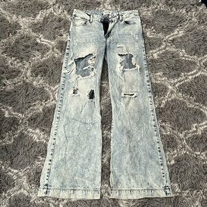 Wide leg jeans